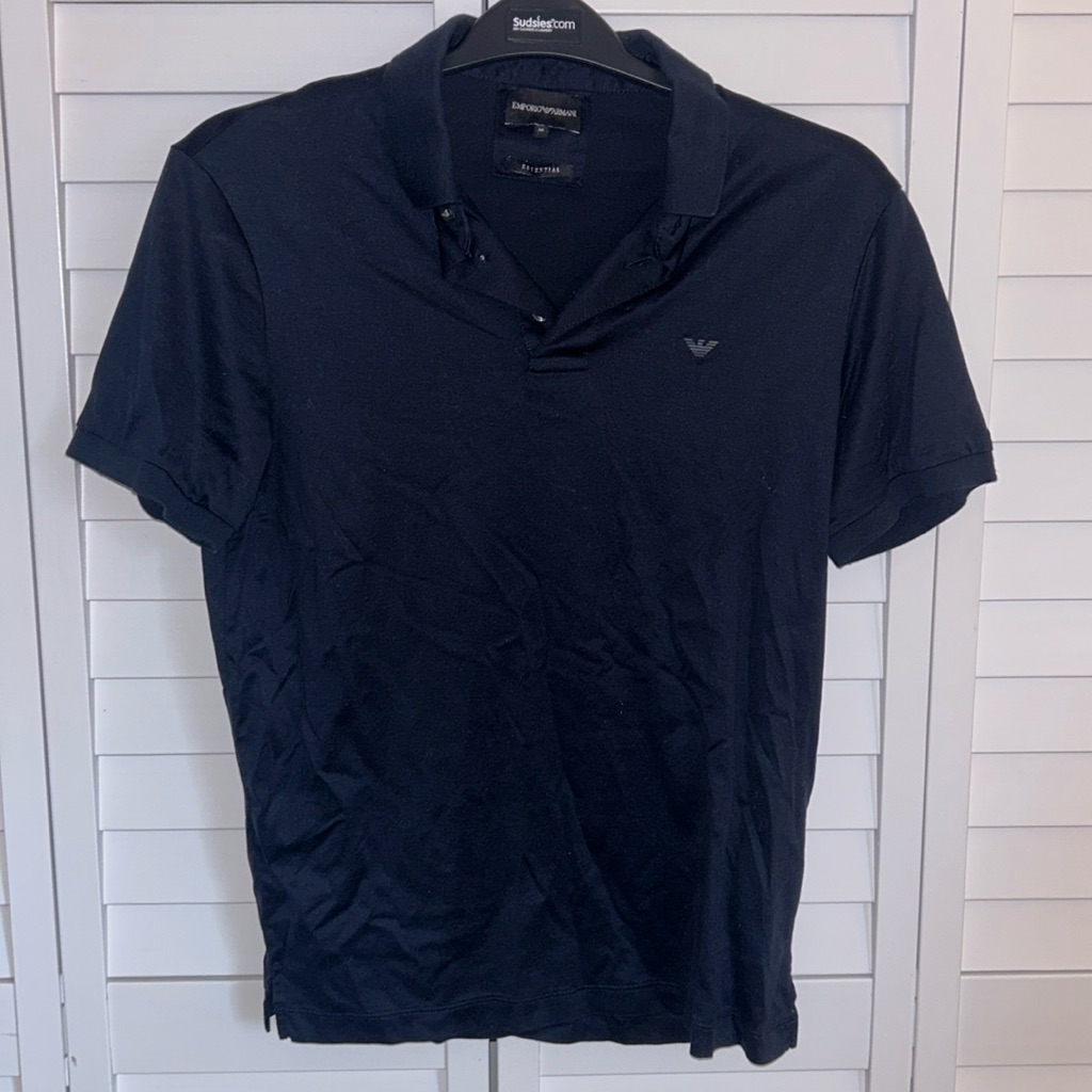 Emporio Armani Polo Essentials Black Size M